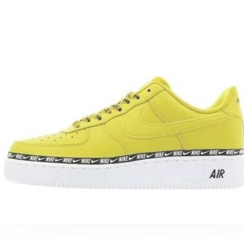 Nike Air Force 1 Low SE Premium 'Overbranding Bright Citron' AH6827-700 - Picture 2 of 5